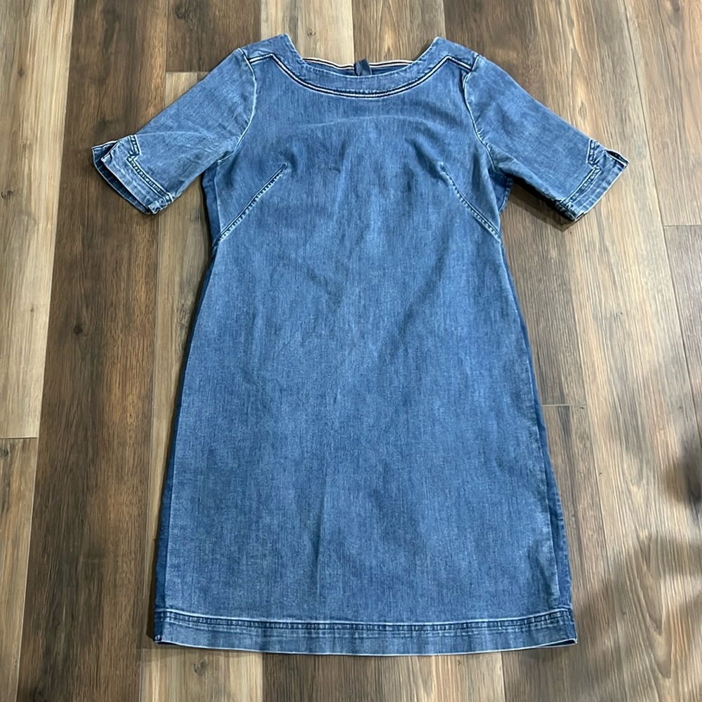 Boden Blue Denim Dress